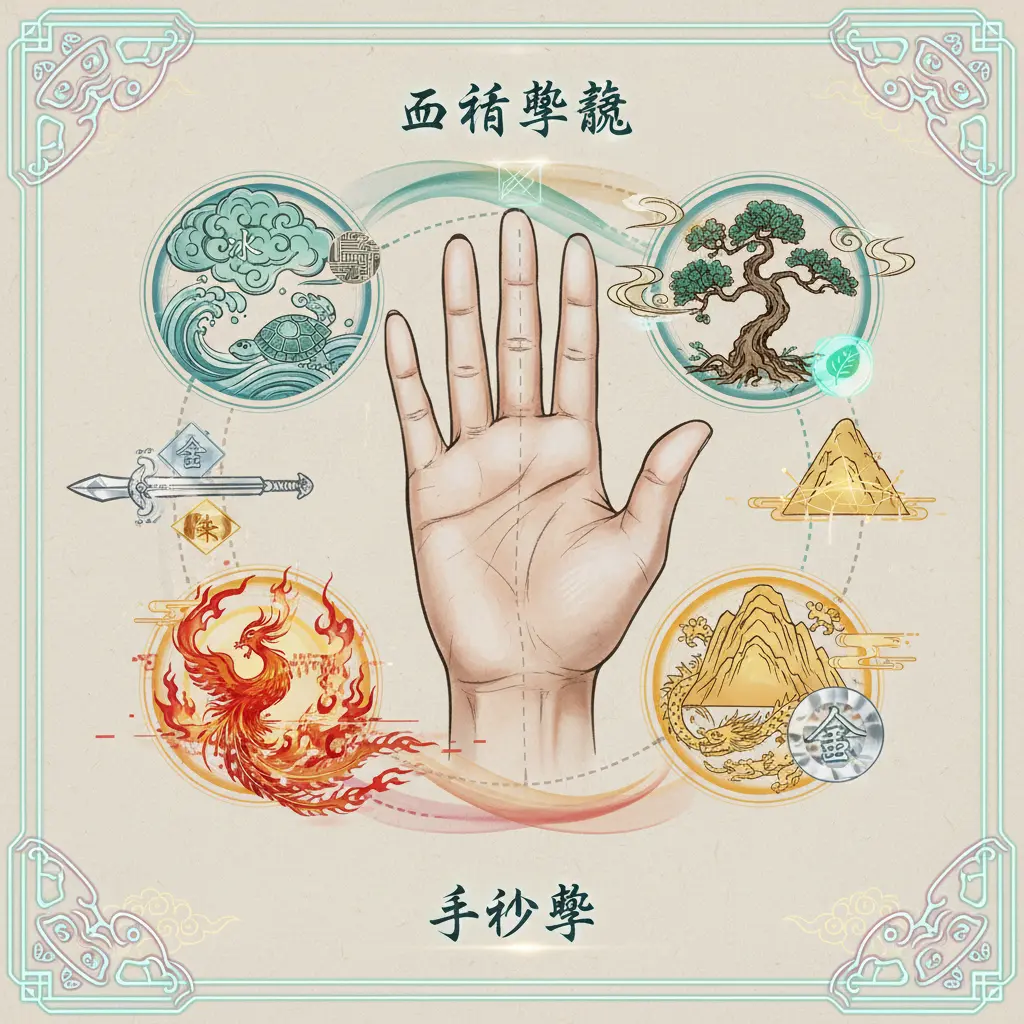 手相學 - 五行學說