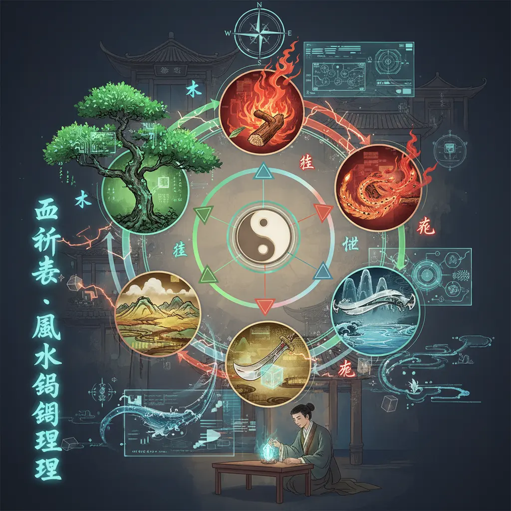 風水調理 - 五行生剋