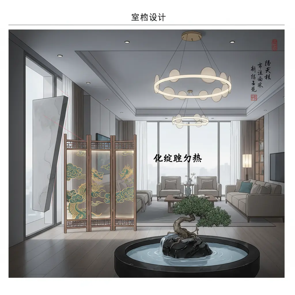 壁刀煞 - 室內設計