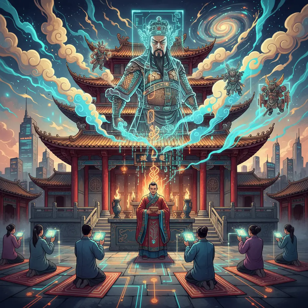 道教問神 - 城隍廟