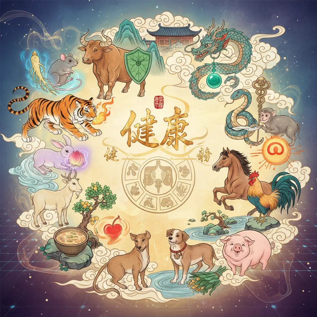 健康運勢 - 十二生肖