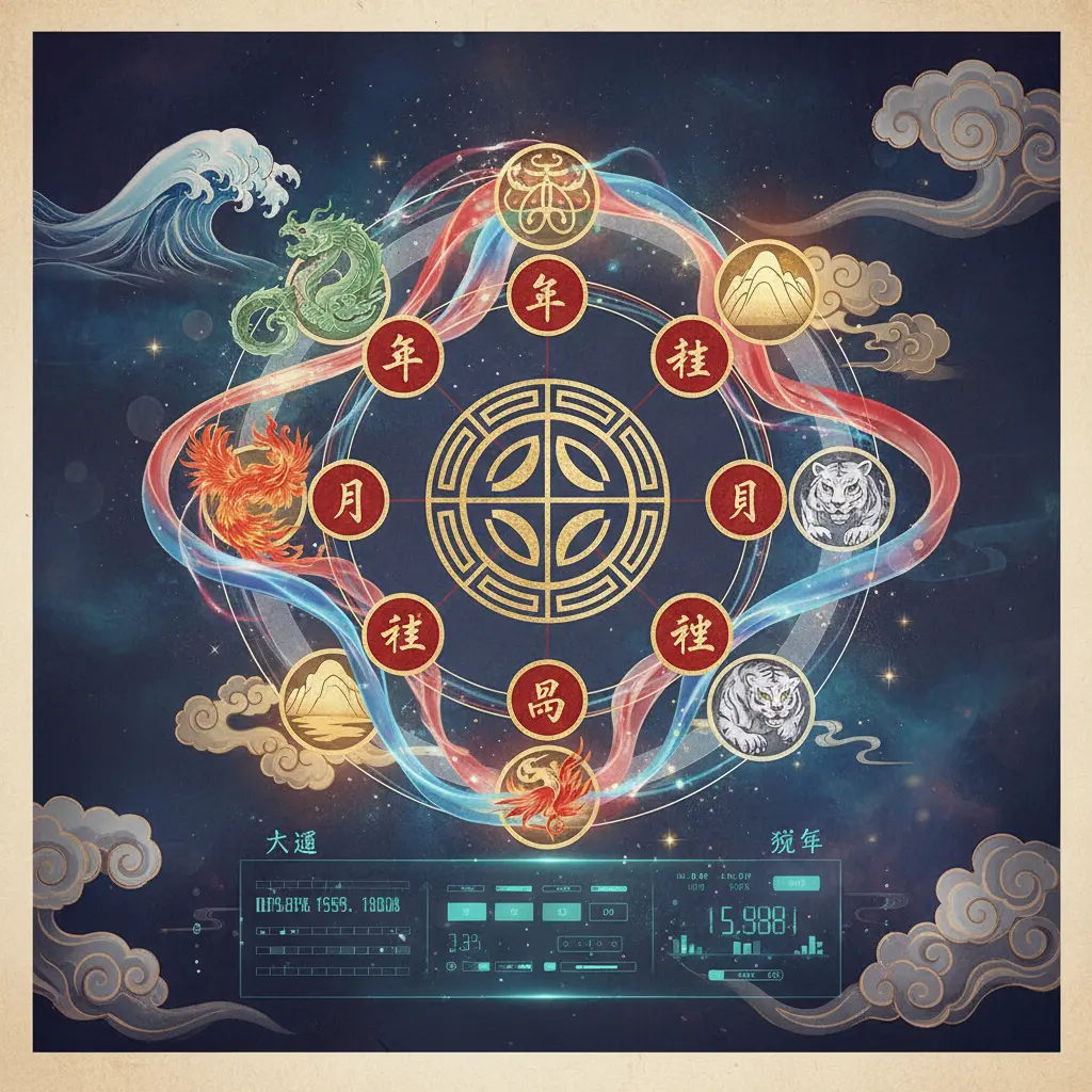 八字命理 - 八字命盤