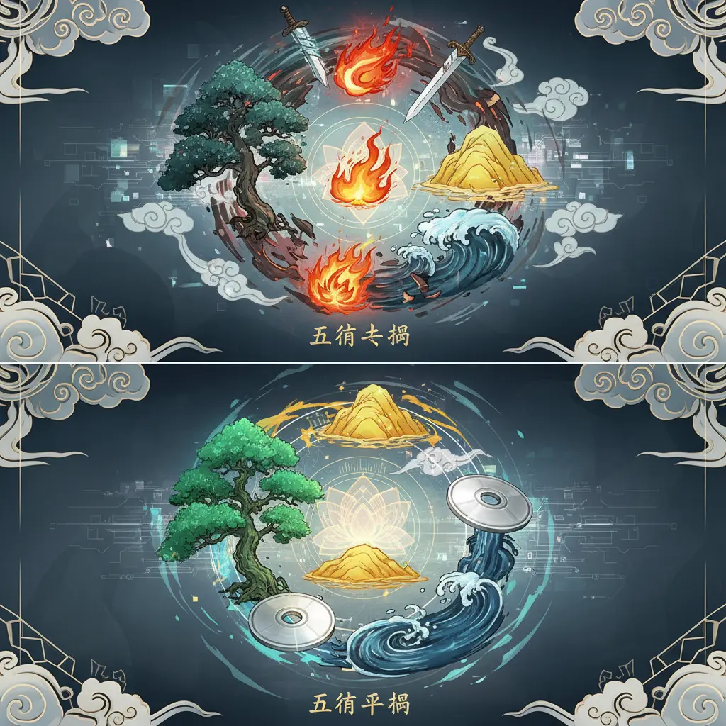 五行平衡 - 五行失衡