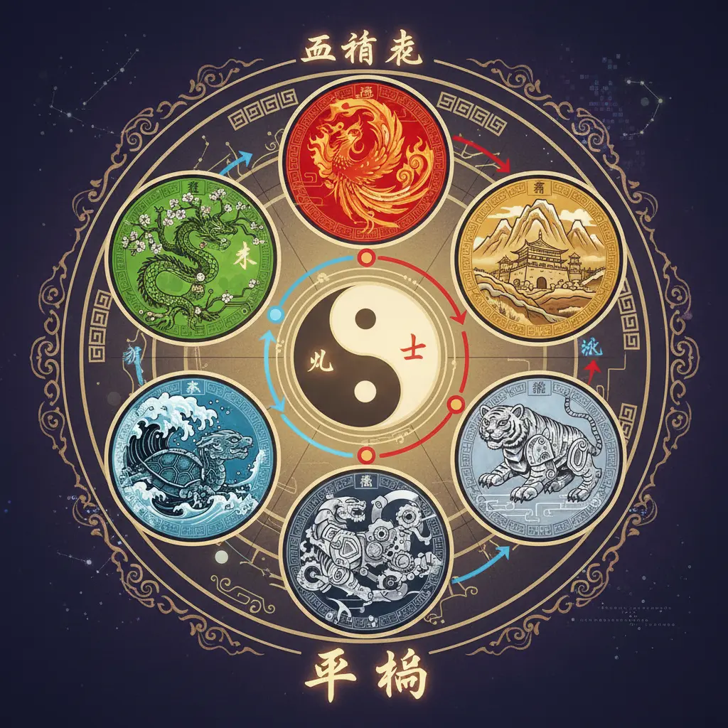 五行平衡 - 五行生剋