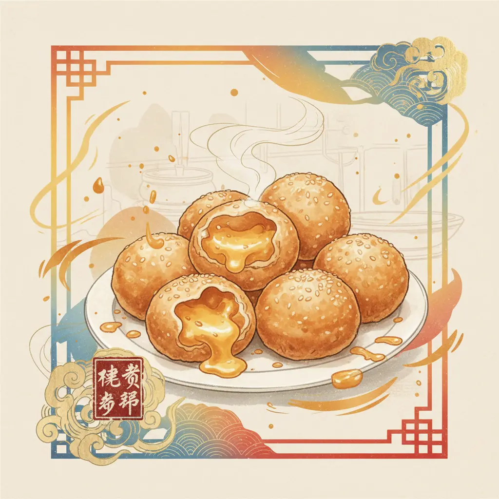 陳師傅 - 流沙奶皇煎堆仔