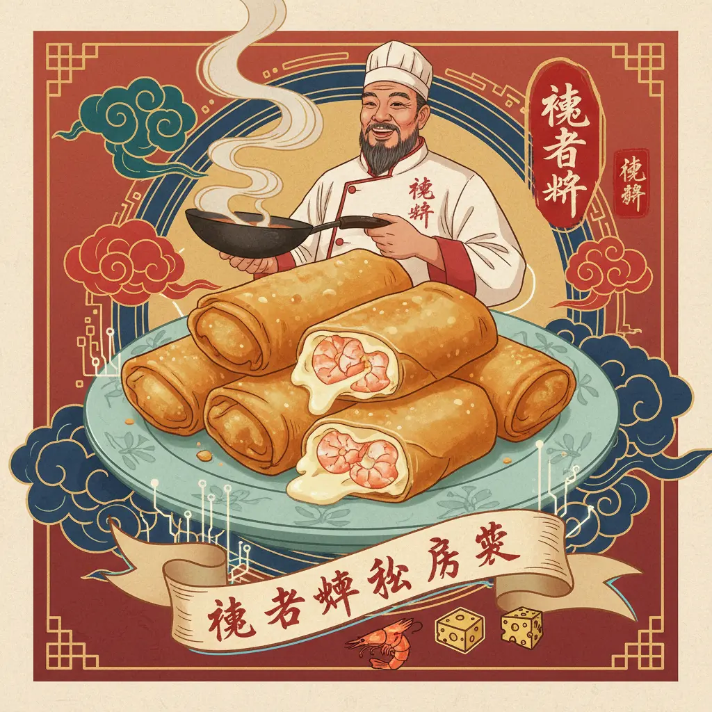 陳師傅 - 芝士蝦春捲
