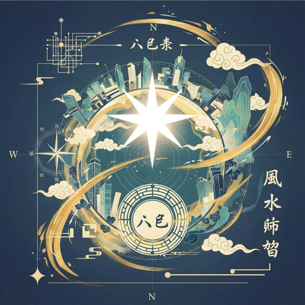 風水佈局 - 八白星