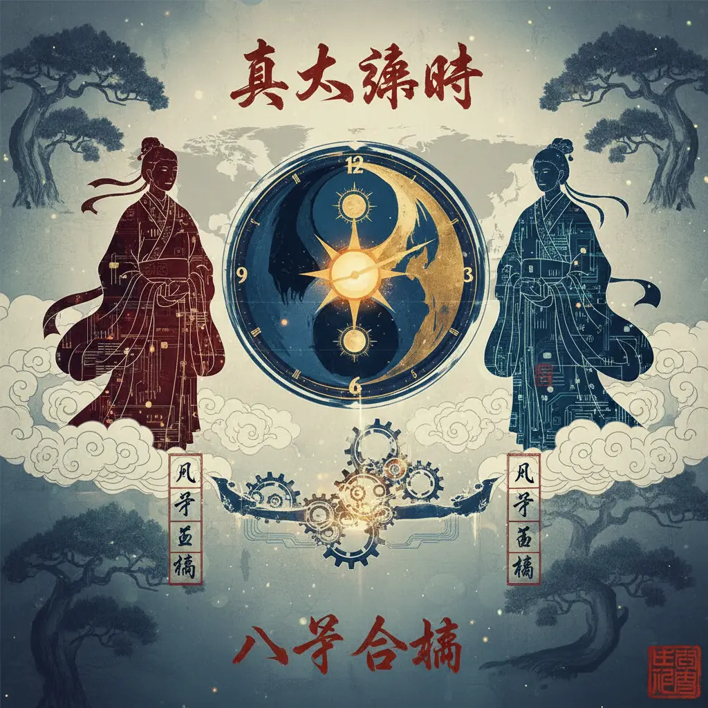 八字合婚 - 真太陽時