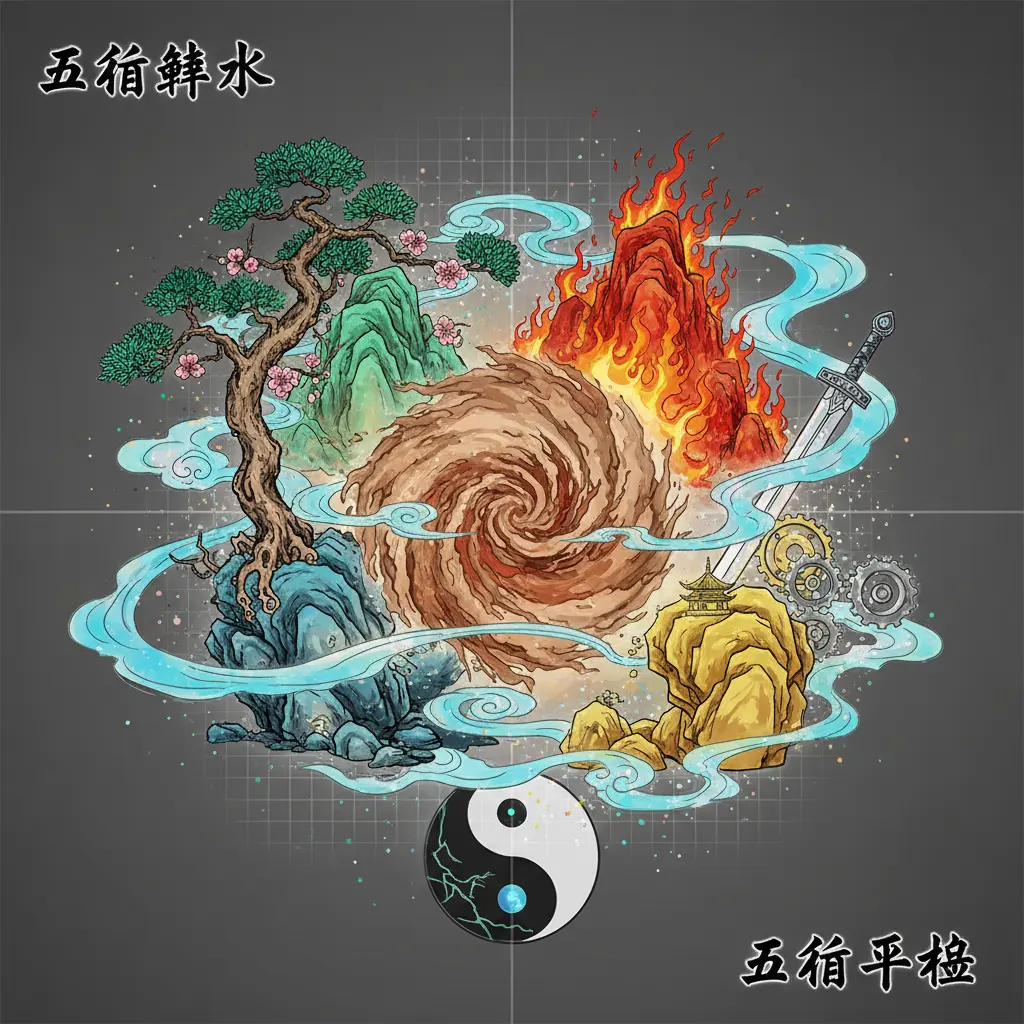 五行平衡 - 五行缺水