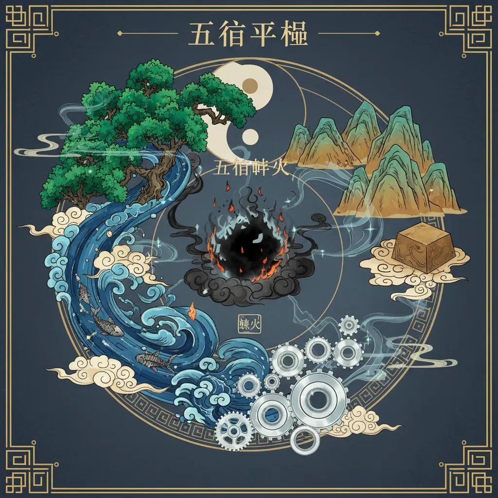 五行平衡 - 五行缺火
