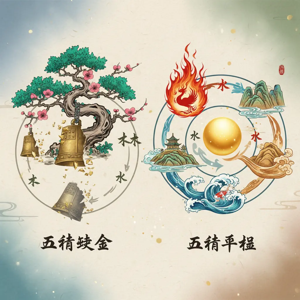 五行平衡 - 五行缺金